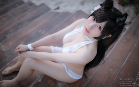 [Cosplay][8K]Nyako喵子 - 爱宕泳装