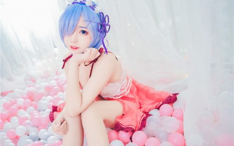 [Cosplay][8K]猫君君_MaoJun VOL.006 粉嫩嫩的雷姆(レム REM)