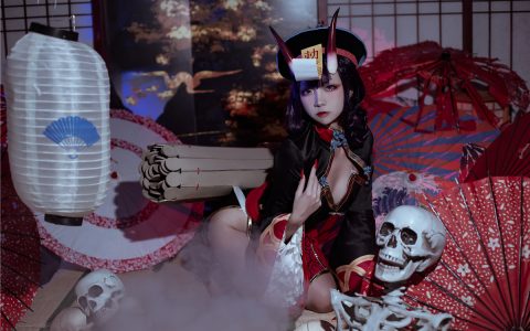 [Cosplay][8K]二佐Nisa - 酒吞僵尸童子  Fate/Grand Order - Zombie Shuten-douji