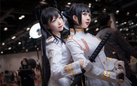 [Cosplay][8K]Shika小鹿鹿 – NO.14 爱宕制服 IJN Atago Uniform