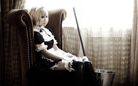 [Cosplay][8K]半半子 BanBanKo - saber
