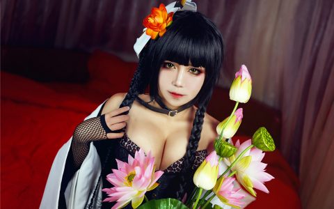 [Cosplay][8K]半半子 BanBanKo - 白百合姬, 冲野真夜子 Hime Shirayuri,MAJOKO
