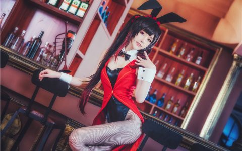 [Cosplay][8K]yui金鱼 – NO.06 狂三兔女郎 Tokisaki Kurumi