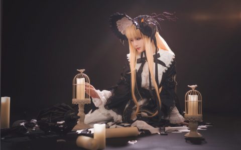 [Cosplay][8K]铁板烧鬼舞w NO.027 夜莺 Arknights Nightingale