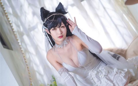 [Cosplay][8K]铁板烧鬼舞w NO.001 爱宕1 Azur Lane IJN Atago 1