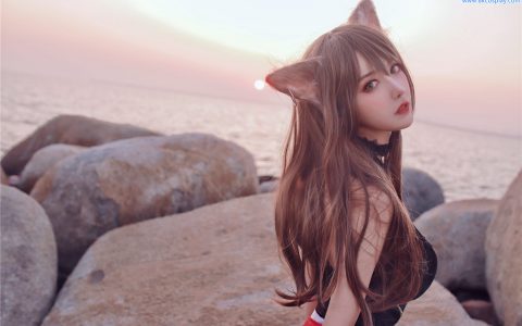 [Cosplay][8K]Shika小鹿鹿 – NO.36 天火泳装 Arknights Skyfire