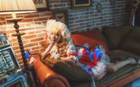 [Cosplay][8K]阿包也是兔娘 NO.01 フランドール・スカーレットFlandre Scarlet