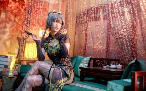 [Cosplay][8K]铁板烧鬼舞w NO.008 洛天依 Cyber Angel Luo Tian Yi