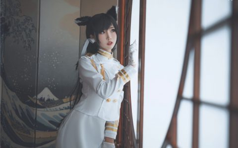 [Cosplay][8K]面饼仙儿 NO.027 爱宕原皮 Azur Lane IJN Atago