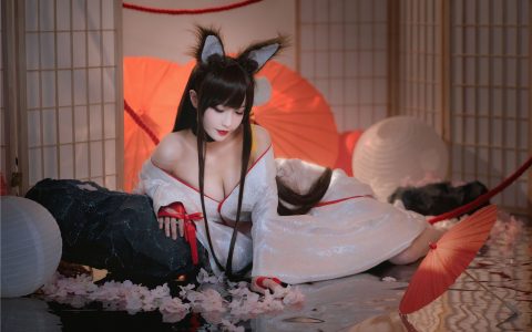 [Cosplay][8K]铁板烧鬼舞w NO.023 赤城 Azur Lane Akagi