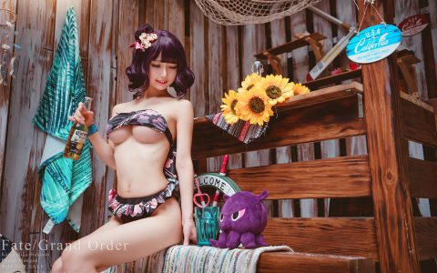 [Cosplay][8K][沖田凜花Rinka] NO.035 FateGrand Order – 葛飾北斎 水着ver