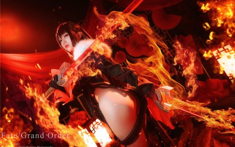 [Cosplay][8K][沖田凜花Rinka] NO.037 FateGrand Order – 虞美人