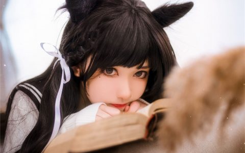 [Cosplay][8K]南桃Momoko – 爱宕制服 Azur Lane IJN Atago Uniform