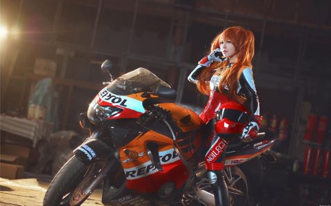 [Cosplay][8K]半半子 BanBanKo - 新世纪福音战士 惣流·明日香·兰格丽 EVA Asuka Langley Soryu
