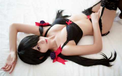 [Cosplay][8K]塔塔_Lo1iTa NO.003 狂三内衣 時崎 狂三 Tokisaki Kurumi Black Lingeries