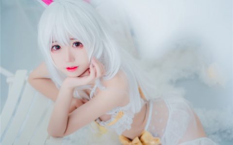 [Cosplay][8K]猫君君_MaoJun NO.014 私房兔子 White Bunny Private Photos