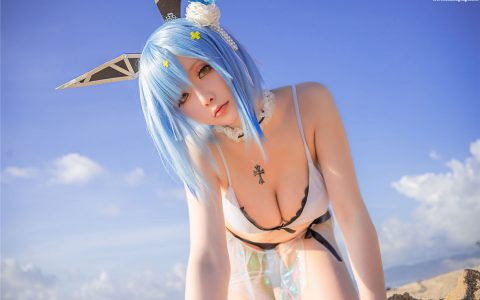 [Cosplay][8K]星之迟迟 NO.065 加斯科涅 Azur Lane MNF Gascogne