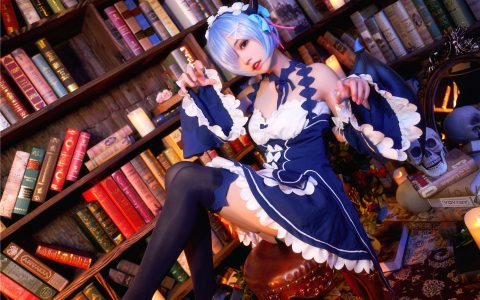 [Cosplay][8K]猫君君_MaoJun NO.010 雷姆小恶魔 Rem The Devil