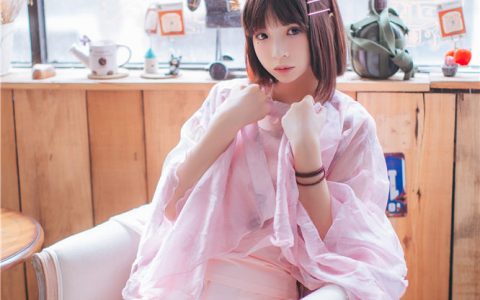 [Cosplay][8K]疯猫ss – 粉红日常 Pink Lingeries