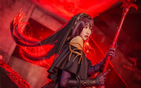 [Cosplay][8K]木绵绵OwO - 斯卡哈 FGO スカサハ Scáthach