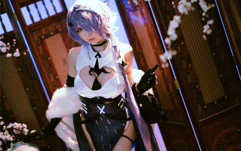 [Cosplay][8K]星之迟迟 VOL.59 絮雨-孤寒峭 Arknights Whisperain