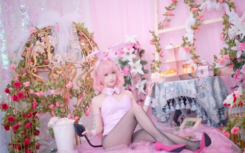 [Cosplay][8K]鳗鱼霏儿 NO.087 粉色兔女郎2 Pink Bunny Part 2