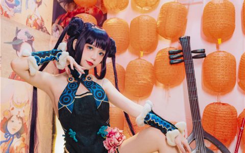 [Cosplay][8K]果咩酱w NO.009 杨贵妃 Yang Gui Fei