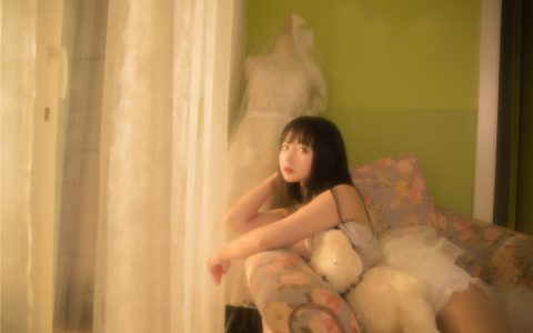 [Cosplay][8K]黑猫猫OvO NO.009 少女写真-纱 White Lace