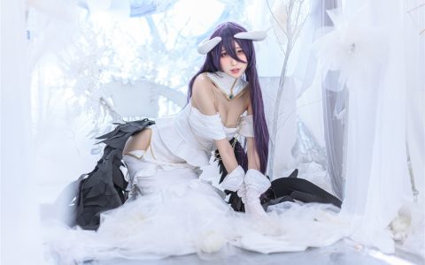 [Cosplay][8K]周叽是可爱兔兔 NO.035 雅儿贝德 Overlord アルベド albedo