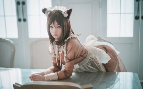 [Cosplay][8K]Bambi 밤비 – Pure Marron (Maid)