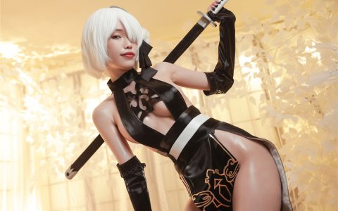 [Cosplay][8K]eliza喵喵 – NO.01 2B忍者 2B Ninja