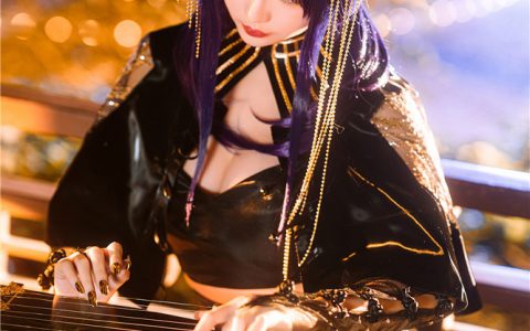 [Cosplay][8K]星之迟迟 NO.088 陈 音律联觉 Arknights Chen Cosplay