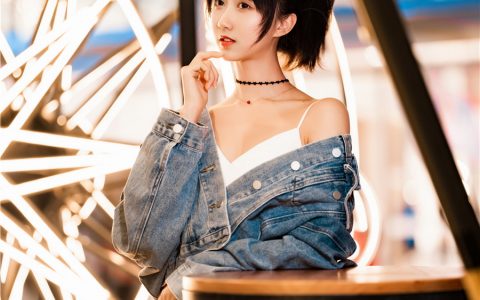 [Cosplay][8K]木绵绵OwO NO.064 都市夜恋 Late Night Love