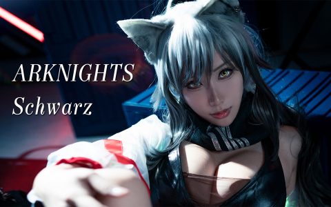 [Cosplay][8K]Hane Ame 雨波 - Schwarz (Arknights)