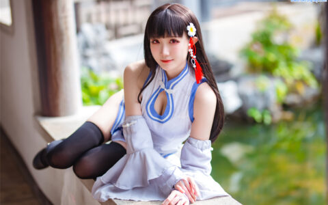 [Cosplay][8K]瓜希酱 NO.035 碧蓝航线 逸仙 Azur Lane Yat [22P-145MB]