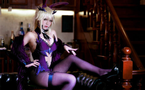 [Cosplay][8K]半半子 NO.045 LancerAlter Bunny