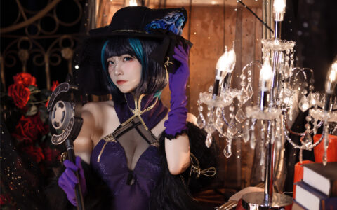 [Cosplay][8K]二佐Nisa NO.108 柴郡音乐绚烂 Azur Lane Chester