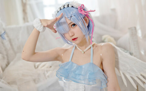 [Cosplay][8K]花柒Hana NO.002 蕾姆大天使正片 Archangel