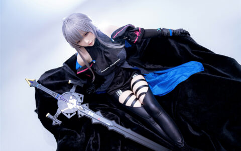 [Cosplay][8K]星之迟迟 NO.091 斯卡蒂 Arknights Skadi