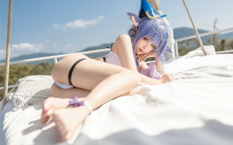 [Cosplay][8K]蠢沫沫 NO.130 《童の假日》 士佐 Azur Lane とさ Tosa