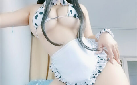 [Cosplay][8K]夏鸽鸽不想起床 NO.006 奶牛 Milky Girl