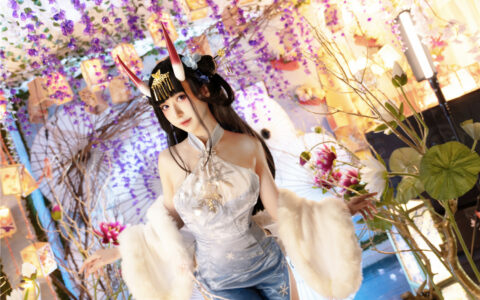 [Cosplay][8K]Shika小鹿鹿 NO.080 能代旗袍 Azur Lane のしろ Qi Pao