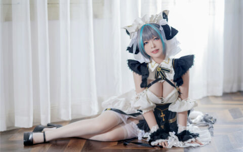 [Cosplay][8K]半半子 NO.048 柴郡 Azur Lane Cheshire