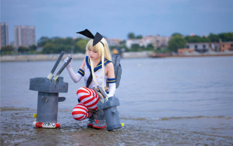 [Cosplay][8K]G44不会受伤 NO.048 岛风 しまかぜ shimakaze