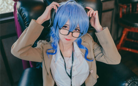 [Cosplay][8K]Sally Dorasnow – NO.19 Ganyu OL