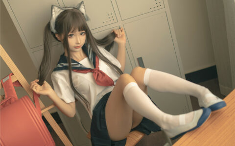 [Cosplay][8K]蠢沫沫 – NO.135 放学后 After School