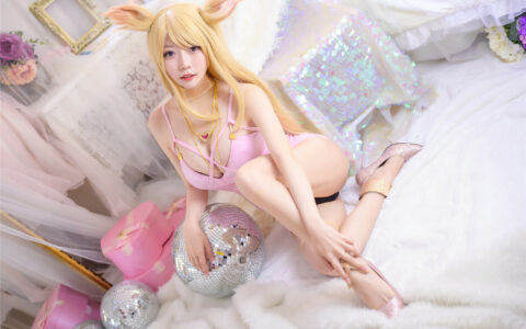 [Cosplay][8K]香草喵露露 – NO.21 阿狸同人 LOL Ahri