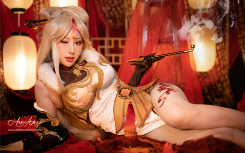 [Cosplay][8K]Hane Ame 雨波 - Ningguang (Genshin_Impact)
