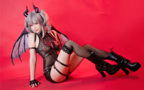 [Cosplay][8K]ElyEE子 NO.74 [AKA] Original Devil 原創惡魔