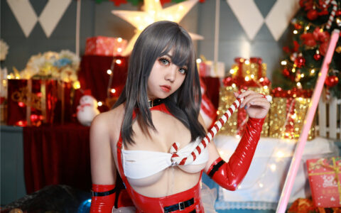 [Cosplay][8K]啊日日_Ganlory NO.07 圣诞 Xmas